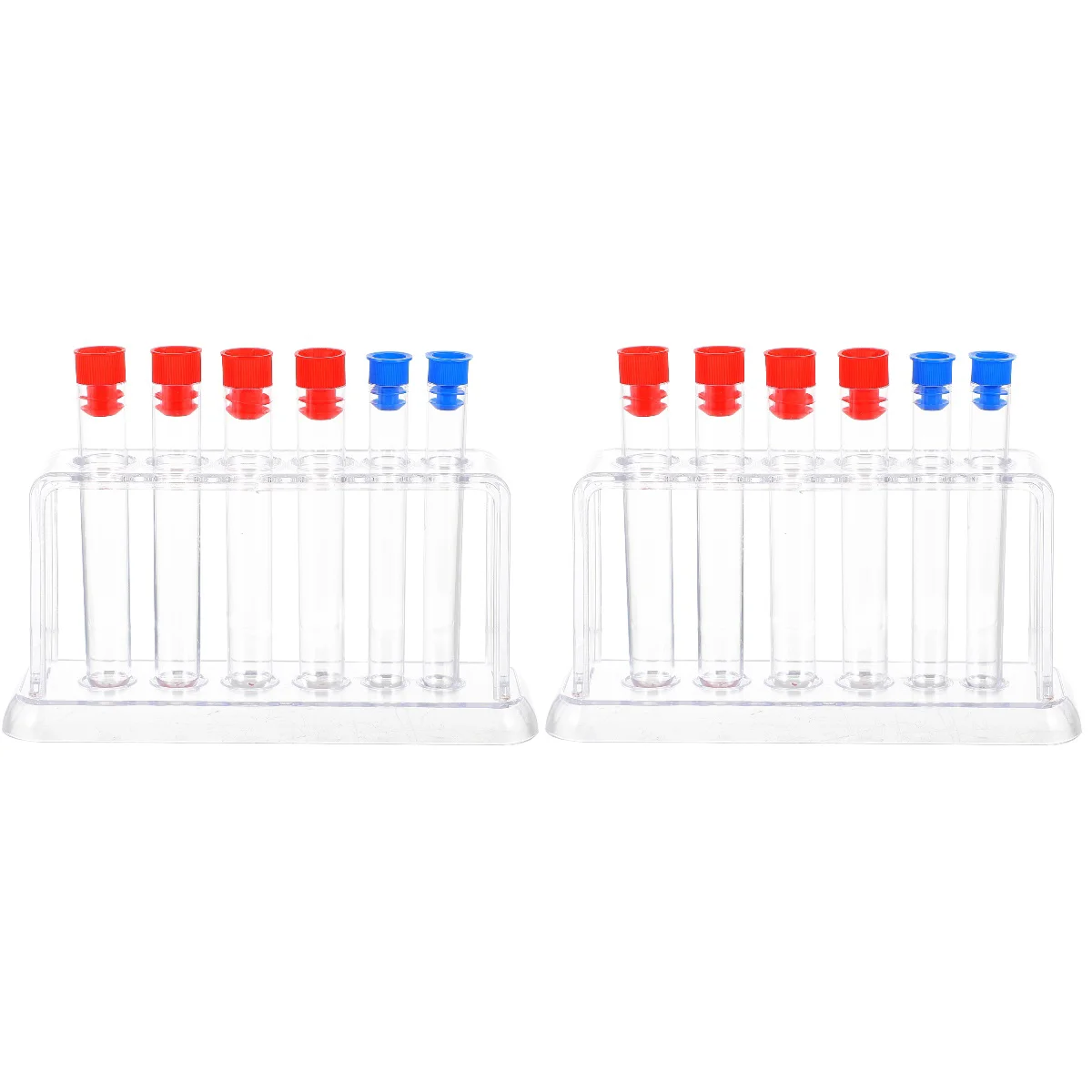 

2 Sets Laboratory Tube Holder Test Tube Rack Kit Plastic Tube Stand Test Tubes