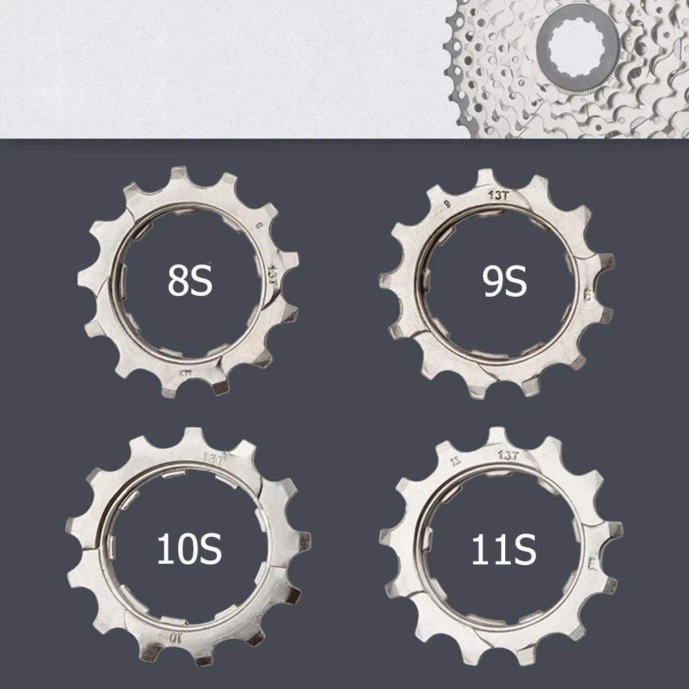 1PCS MTB Road Bike Freewheel Cog 8 9 10 11 Speed 11T 13T Bicycle Cassette Sprockets Accessories For Shimano images - 6
