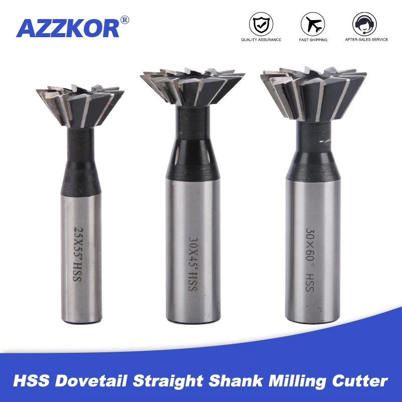 

AZZKOR Фреза ласточкин хвост 60 градусов быстрорежущая сталь