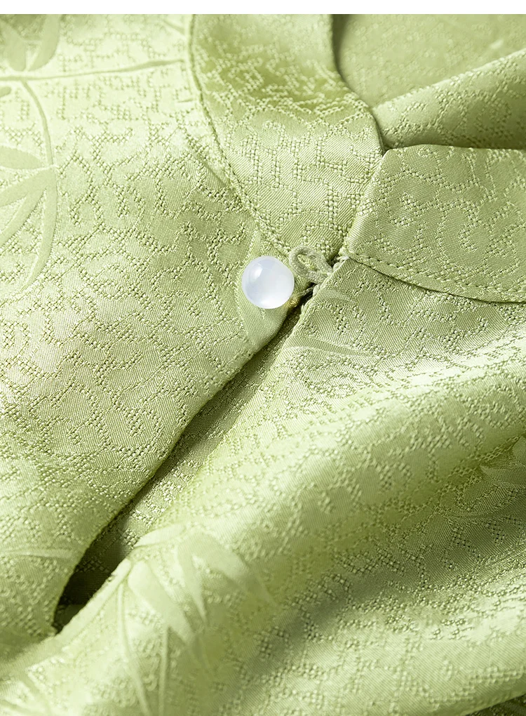 Элегантная футболка BirdTree из 100% натурального шелка женская блузка с рукавом