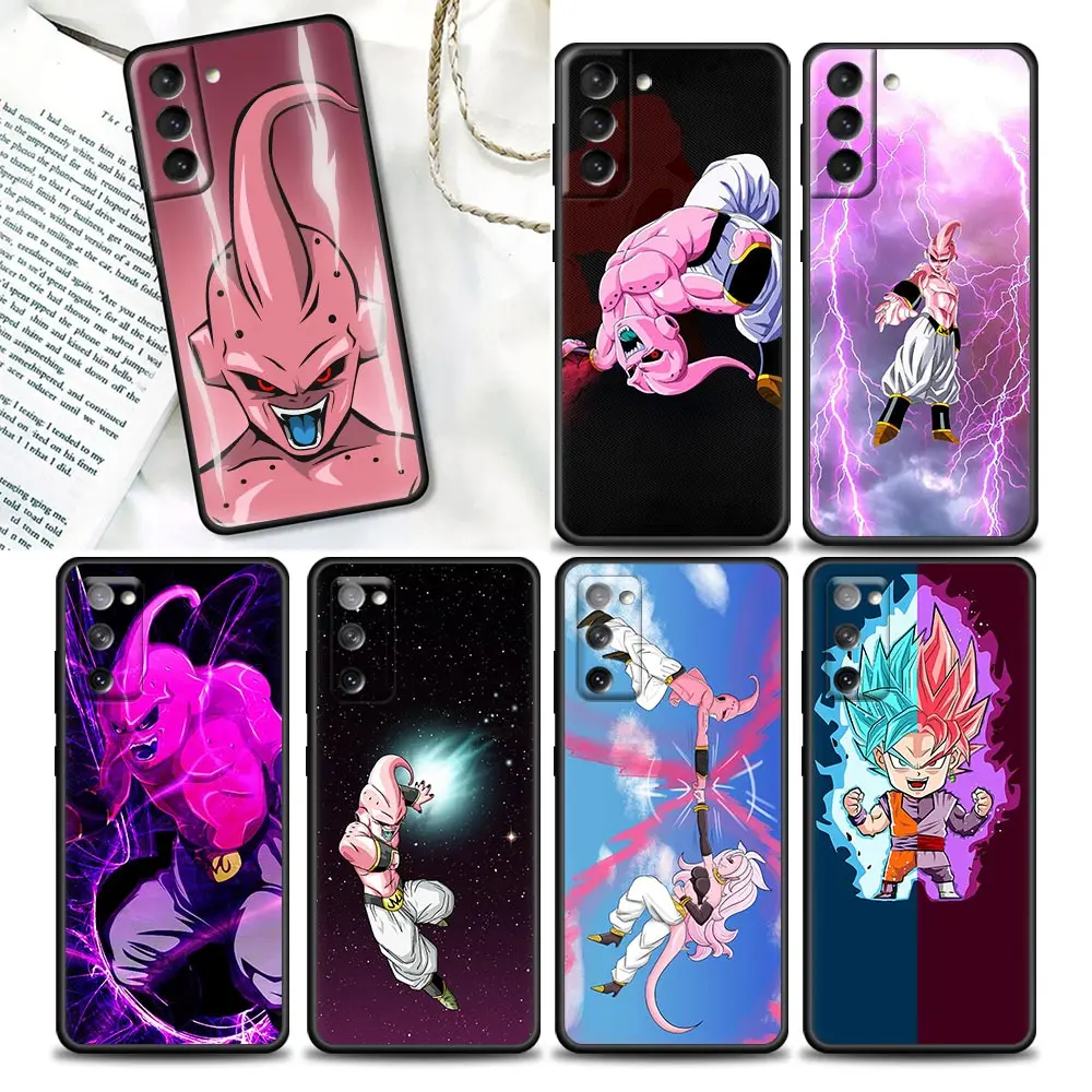 

Anime Kid buu dragon ball Phone Case for Samsung Galaxy S7 S8 S9 S10e S21 S20 Fe Plus Ultra 5G Soft Silicone Case Cover BANDAI