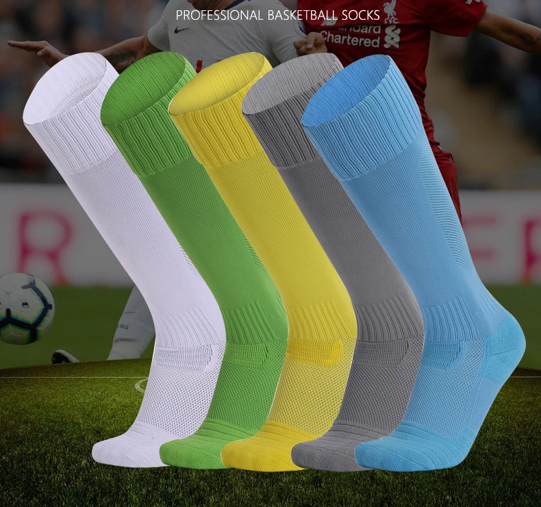 Breathable Sports Adult Thickened Towel Bottom Football Socks Non Slip Wear Resistant Stockings Stock Woman Basketball Mens