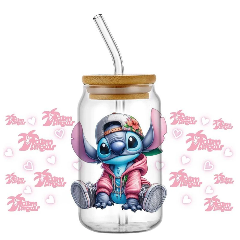 Minoso милый модный стежок 3D УФ DTF новый дизайн мультяшные переводные наклейки 16