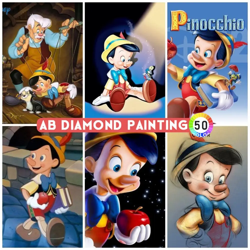 

Набор для алмазной вышивки крестиком AB Disney, картина из мультфильма «сделай сам» 5D, мозаика с полным узором, домашний декор для стен, подарок