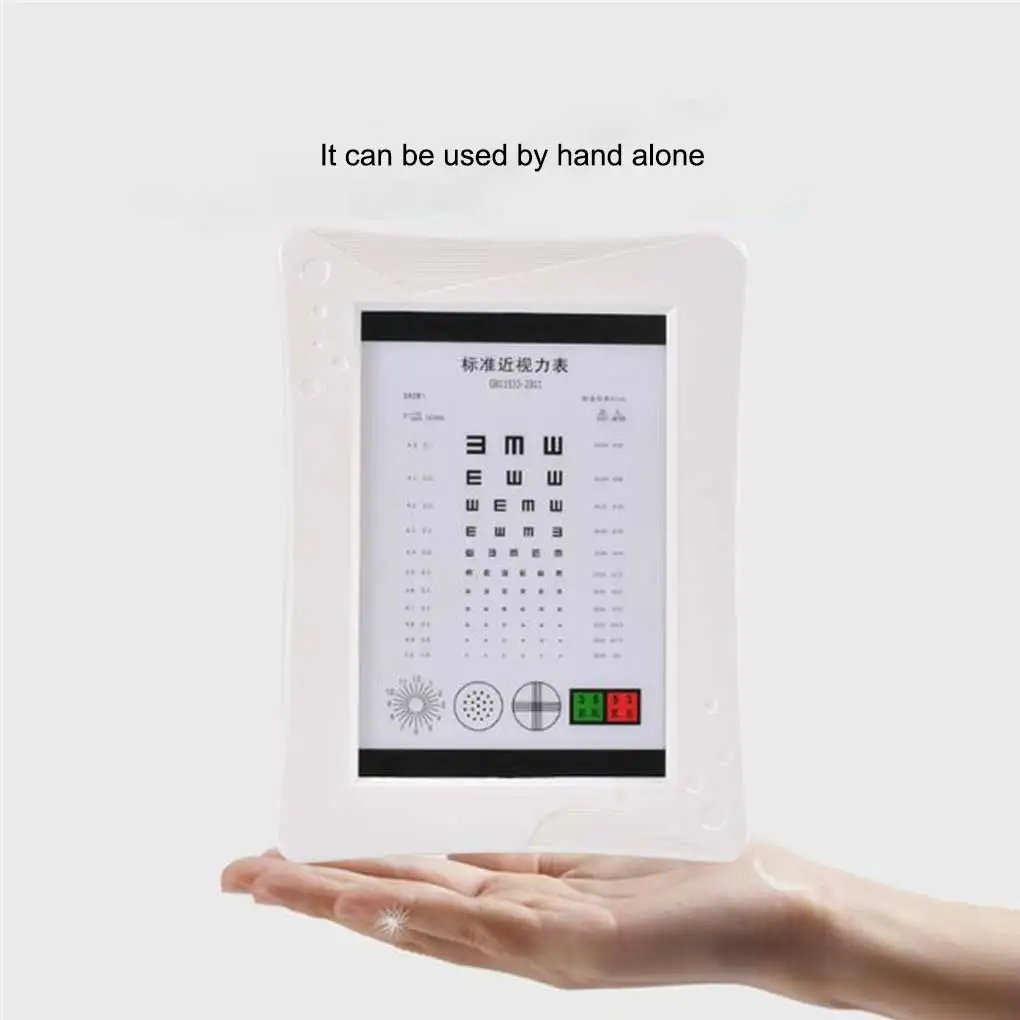 

Visionary Chart Eye Tester Testing Device Compact Size Long-lasting Self-adhesive Simple Operation Clear Replaceable