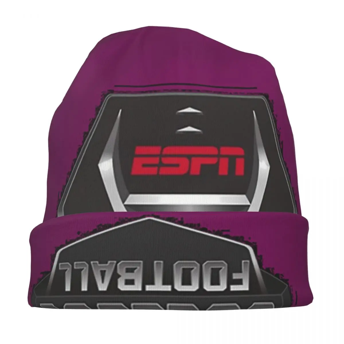 ESPN студенческая футбольная теплая вязаная шапка модная шапка-капот осень-зима