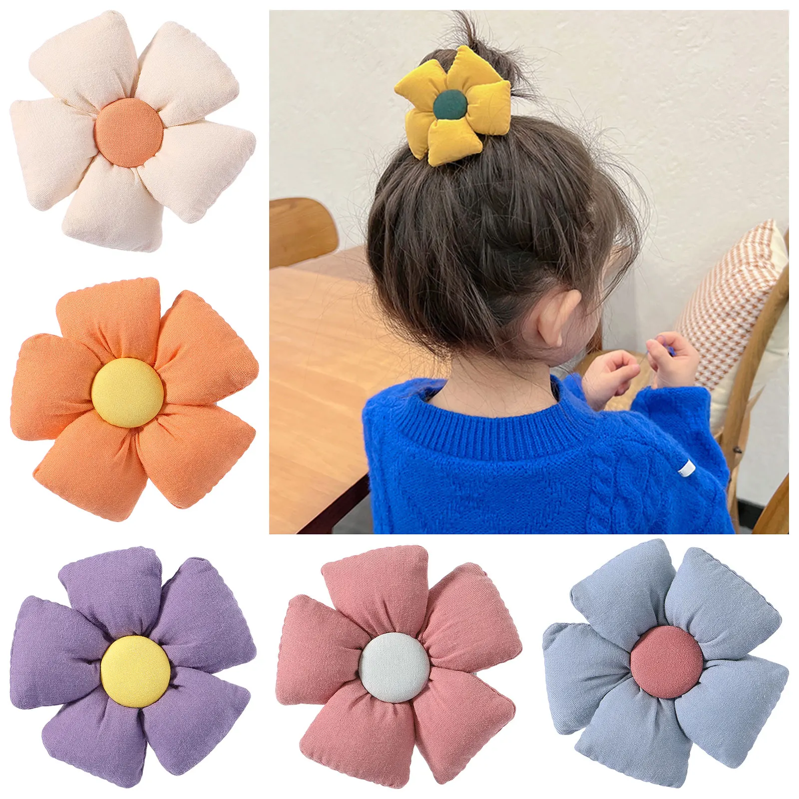 

1Piece 3'' New Sweet Flower Bowknot Hair Clips For Cute Girls Cartoon Bows Hairpin Barrettes Kids Headwear Hair Accessories Gift