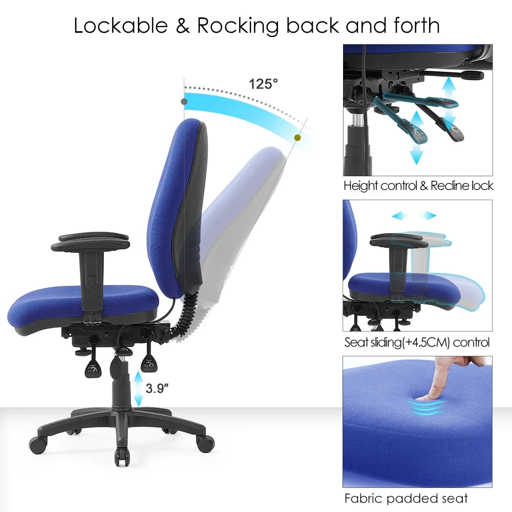 Удобное кресло для персонала Wrok офиса эргономичные современные вращающиеся