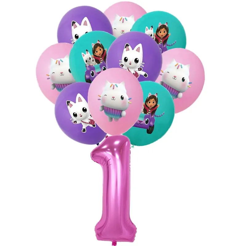 11 шт. латексные шарики в виде кошек для кукольного домика |