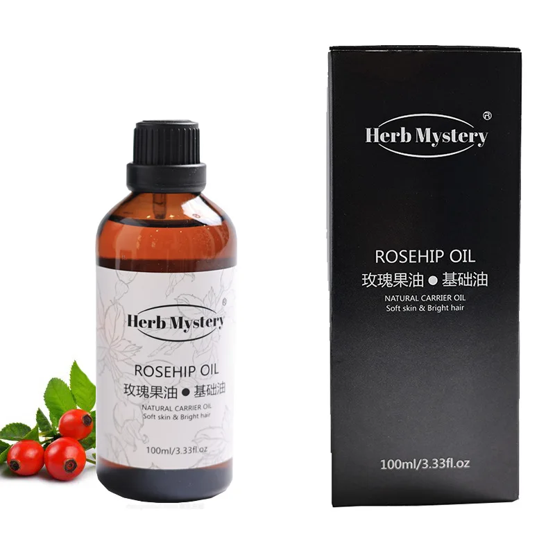 

HerbMystery 100ml Rosehip Oil Face Treatment Carrier Oil|Body Massage Treatment Oil|Base Oil Restoration| Carrier Oil Diy