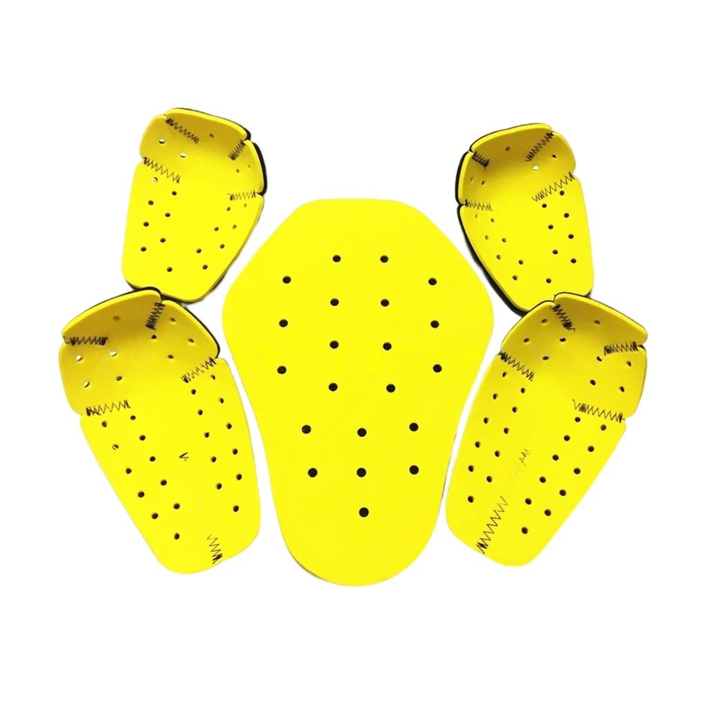 

5 Pieces Set EVA Motorcycle Armors Solid Color Motorcycling Shoulder Brace
