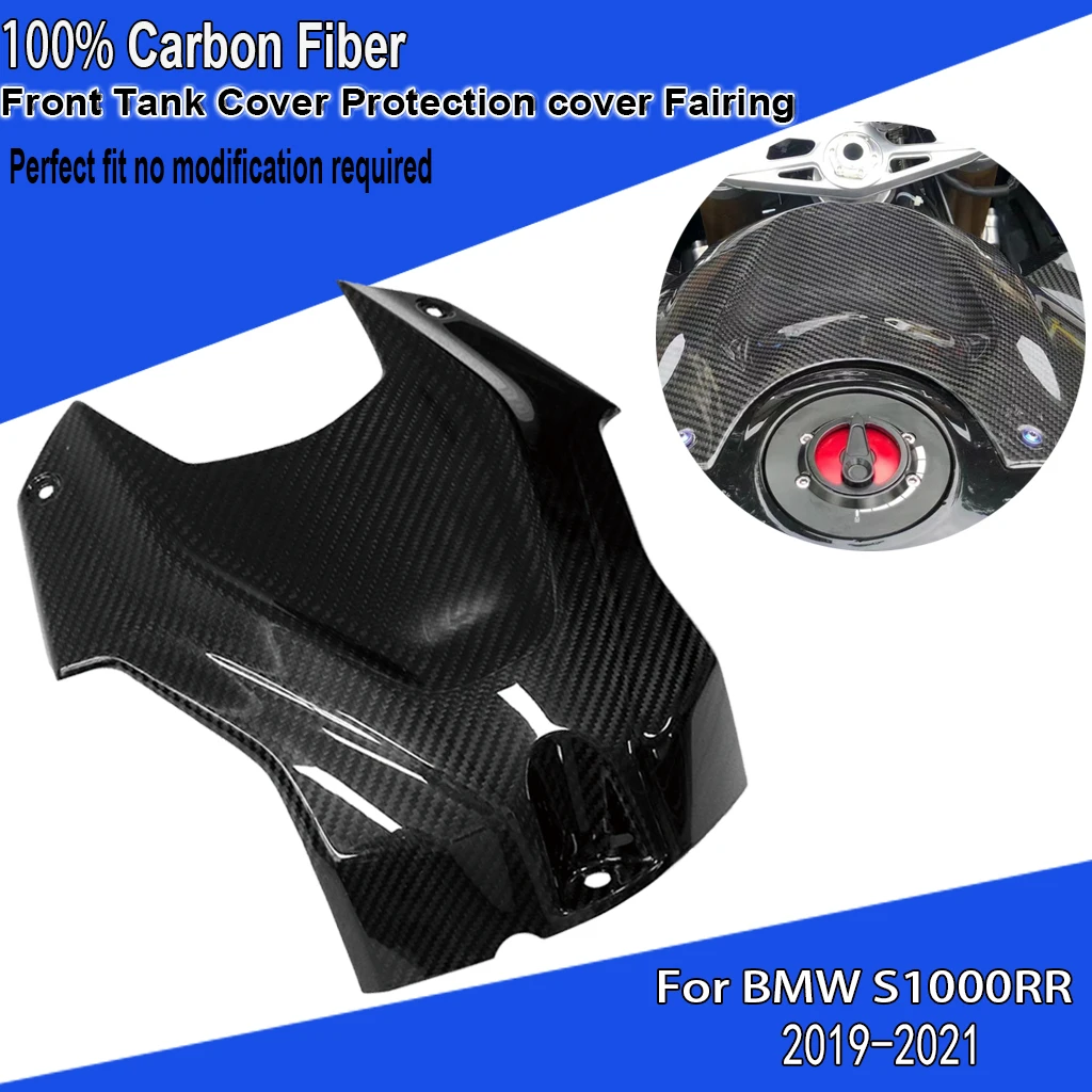 

For BMW S1000RR S 1000RR S 1000 RR 2019 2020 2021 2022 Motorcycle Carbon Front Fuel Gas Tank Cover Protect
