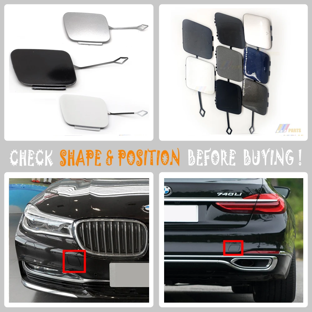 Буксировочная Крышка для 16-18 BMW 7 серии G11 G12 730 740 750 760 730i 740i 750i 760i B7 7L Передняя и