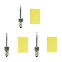 soldering brass tip welding replaces soldering tips head compatible with e10 interface soldering accessories