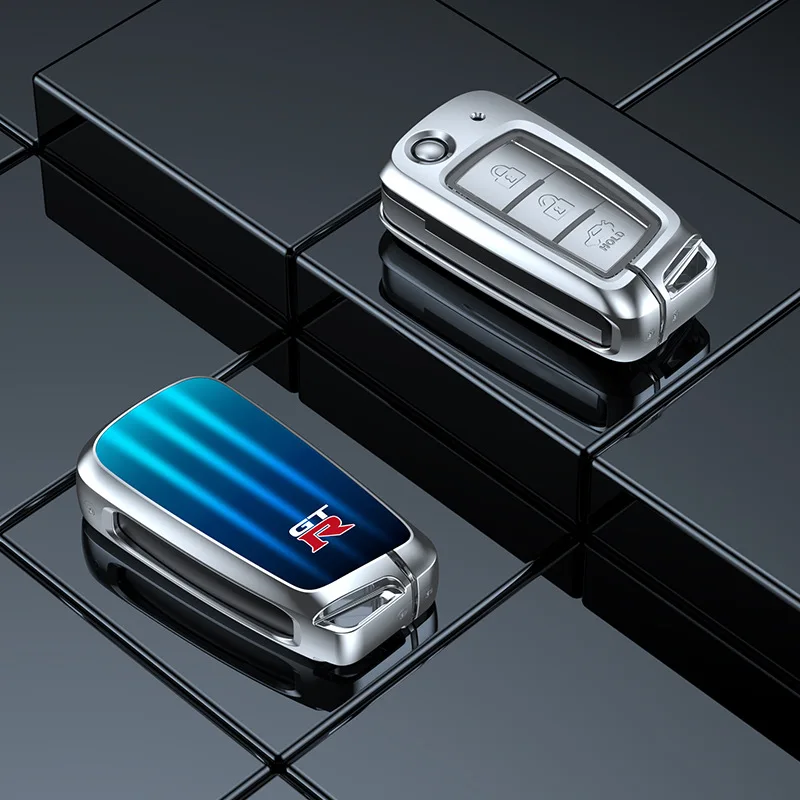 

Zinc Alloy Car Flip Folding Key Case Cover For Nissan Qashqai J11 Juke F15 Xtrail Sunny Cefiro A32 Murano MAXIMA ALTIMA Quest