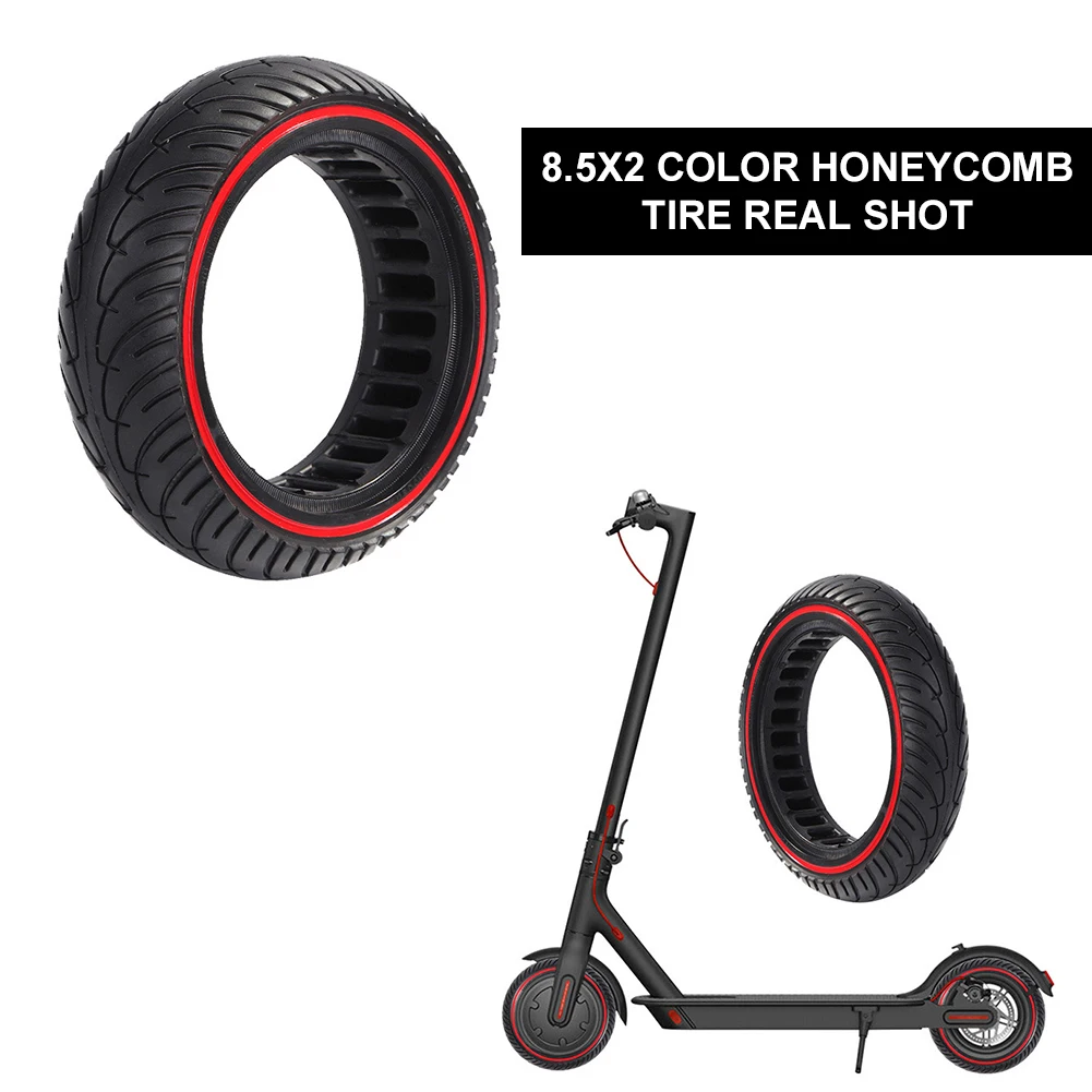 

8.5x2 Inch Rubber Solid Tires Replacement for M365/Pro/1S/Pro2 Electric Scooter Puncture-Resistant Explosion-Proof Solid Tires