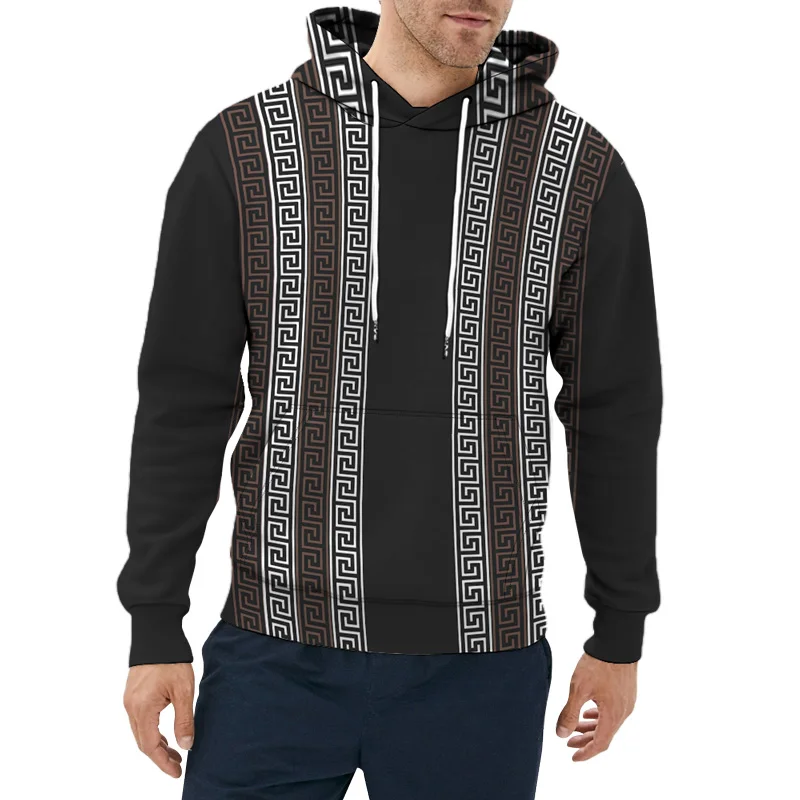 

2021 New Men's Pullover Novelty Streetwear Men's Hooded Jacket Color Sweatshirt Pattern Hoodie Men's 3D Print Fashion Sweatshirt