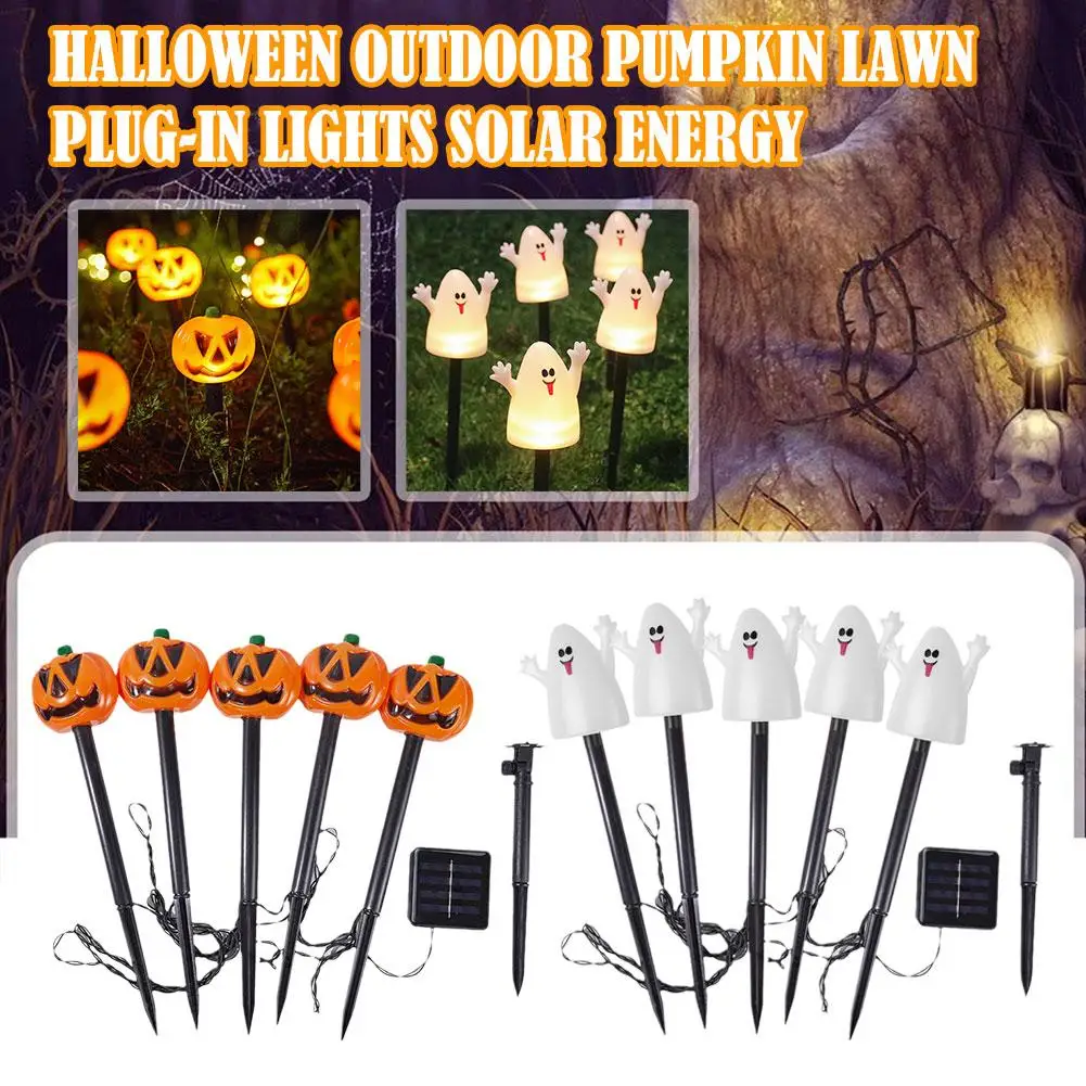 

Solar Pumpkin Garden Decoration Light Halloween Lamp Waterproof Layout Courtyard Atmosphere Terrace Garden Landscape E2D6