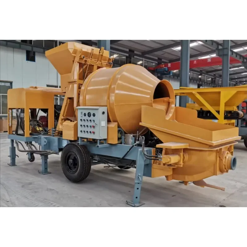 Горячая продажа Diesel Bomba Mezcladora De Concreto/мобильный бетоносмеситель с насосом для