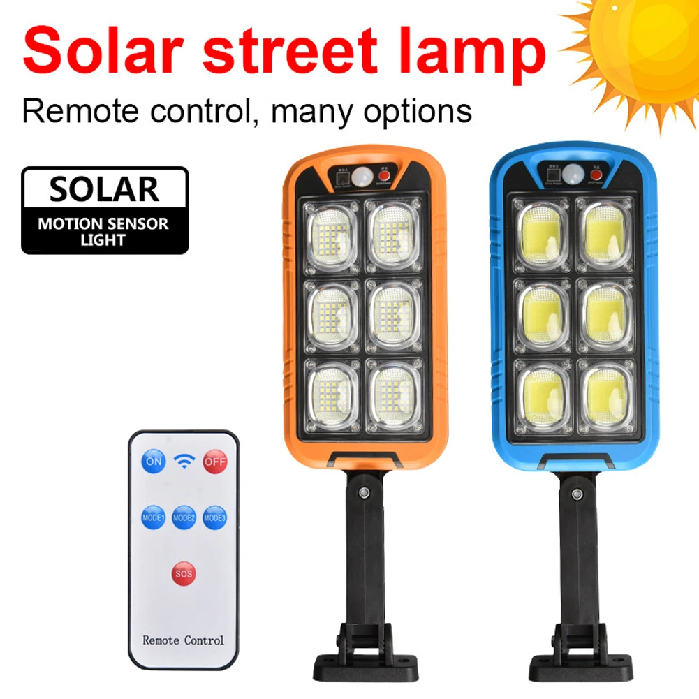 

150LED/COB Solar Street Lamp Outdoor Garden 180° Rotatable Solar Lamp with Control Waterproof Motion Light for Garden Patio