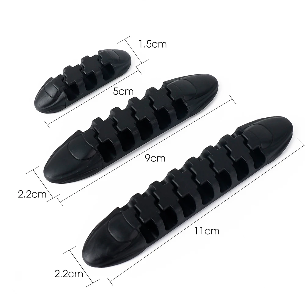 Держатель для кабеля USB на клеевой основе Органайзеры кабелей дома офиса 7 5 3/1