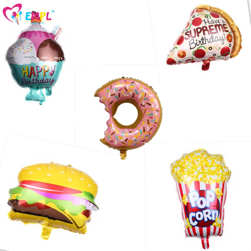 Украшение для темативечерние в виде пончика шары гамбургера хот-дога мороженого