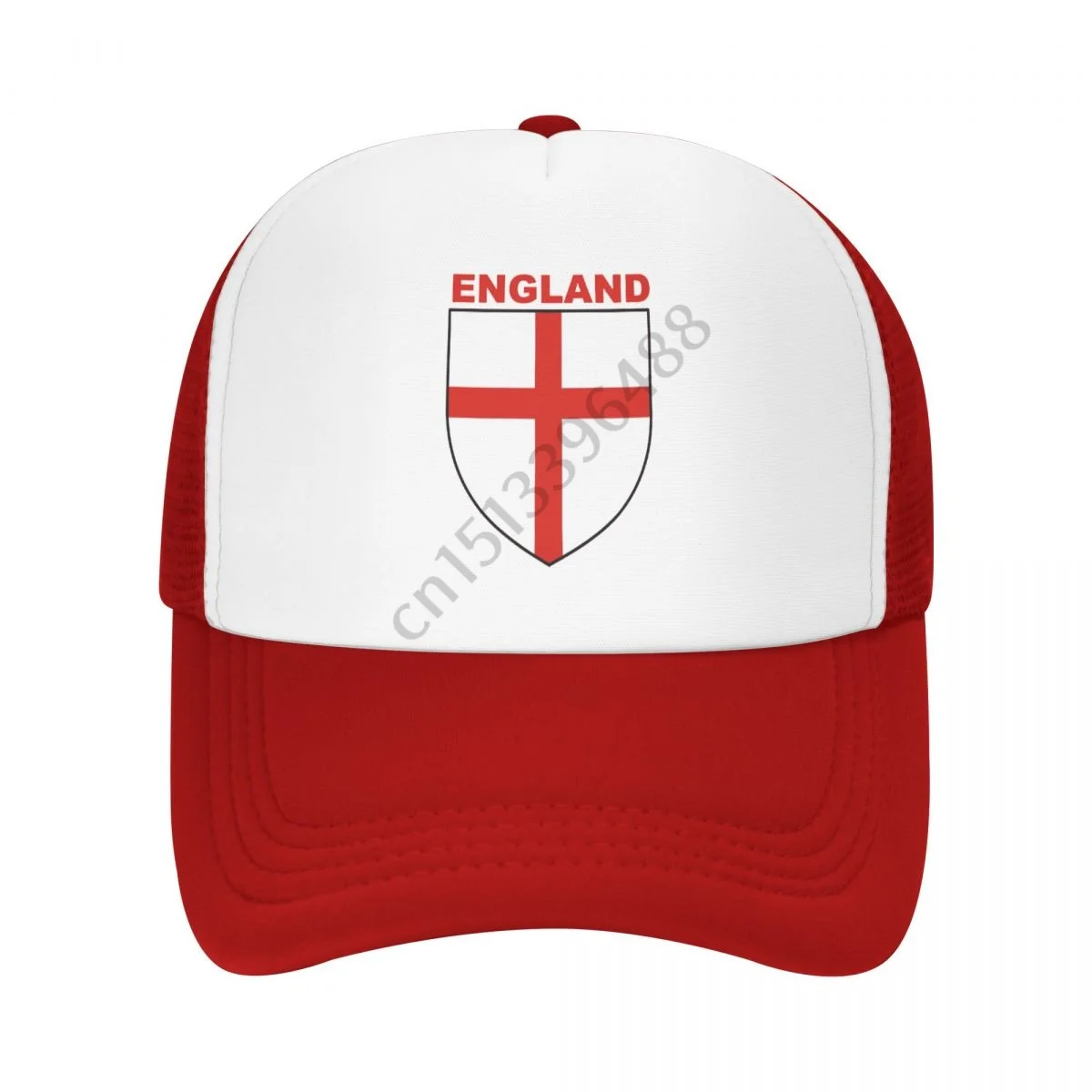 

England Soccer Adults Kids Trucker Hats Summer Sun Baseball Cap Breathable Adjustable Male Outdoor Hat