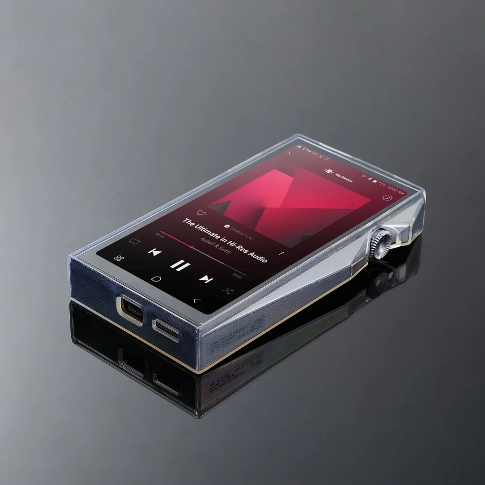 Фото Для iRiver Astell&Kern SP4000 защитный чехол для кожи, мягкий чехол с передней пленкой из закаленного стекла №3