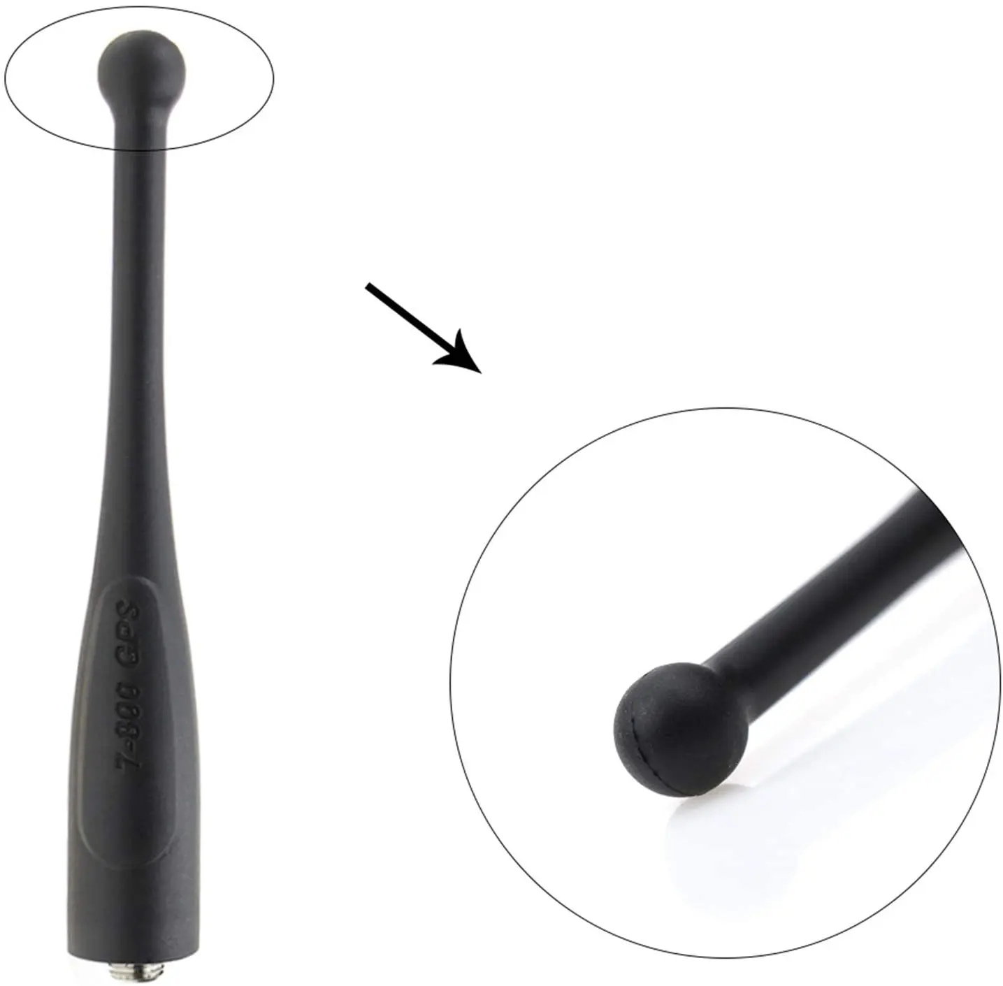10 упаковок антенны 764-870 МГц с GPS NAR6595A для Motorola APX 1000 4000 6000 6000XE 7000 8000XE Короткие |