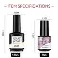 ROSALIND Gel Nail Polish 40 Colors Semi Permanent Manicure Nail Art Gel Varnishes Hybrid Base Top Coat For Gel Polish