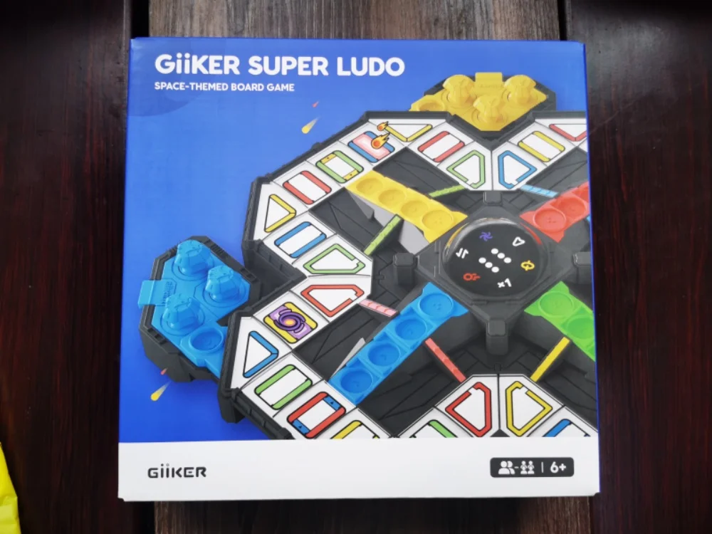 Фото Оригинальные шахматные головоломки Giiker Super Ludo, компактные и портативные семейные настольные игры, шахматные игрушки для детей, подарки №2