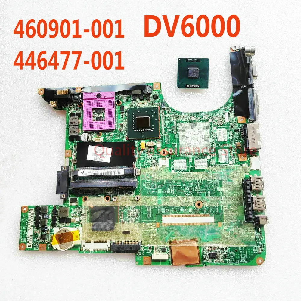446477-001 460901-001 материнская плата для ноутбука HP Pavilion DV6000 DV6500 DV6700 материнская плата DA0AT3MB8F0 965GM DDR2