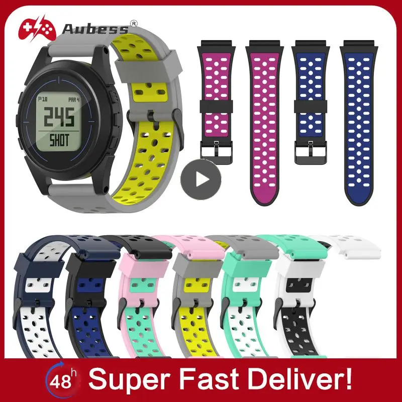 Gps Watch Three Universal Two-color Silicone Watchband