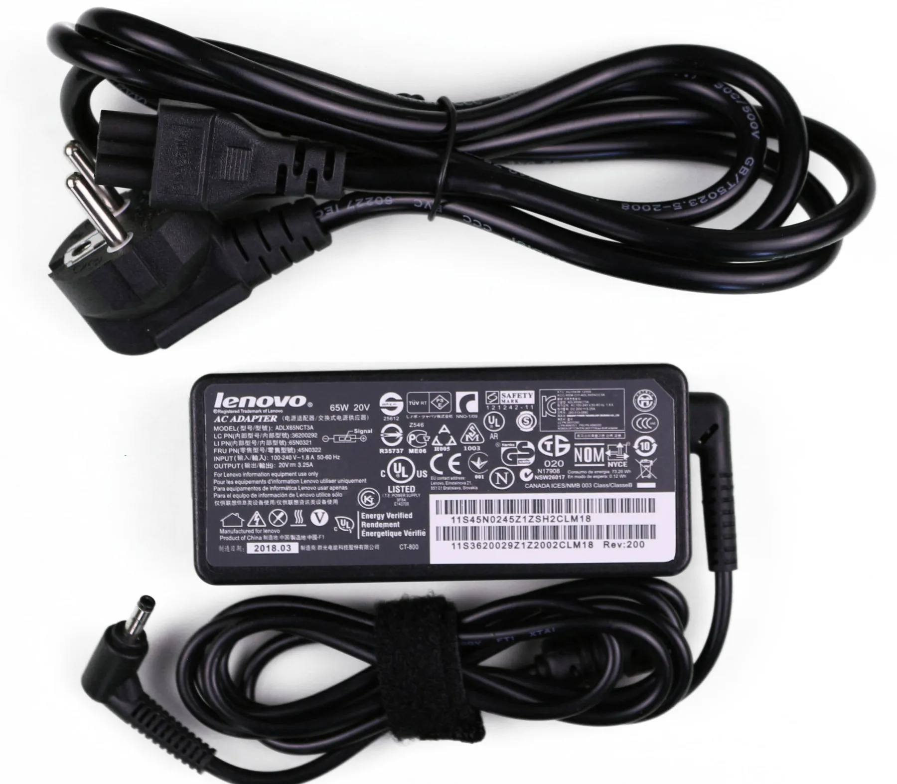 Блок питания Lenovo ADLX65CLGE2A (зарядка)|Адаптеры для ноутбуков| |