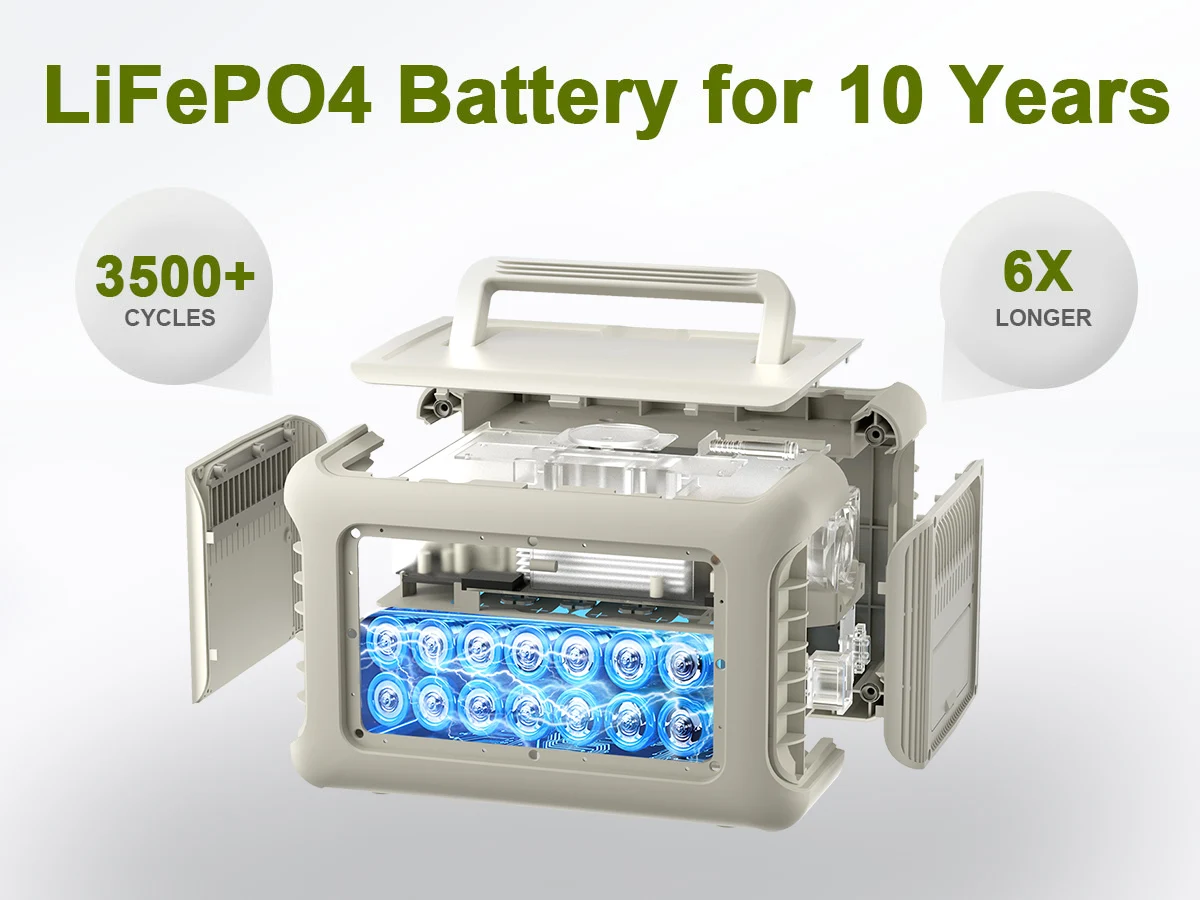 ALLPOWERS R600 портативная электростанция с солнечной панелью 100 Вт 600 299Wh LiFePO4 солнечный