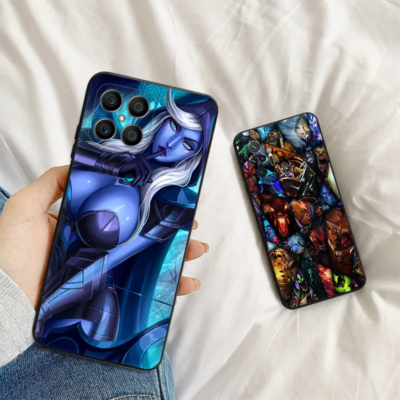 Силиконовый черный чехол для телефона Honor x8b Magic5 x9 x7 b x6 x8 a 90 70 8x x8a x7b Game Dota Pixel 6a 7a 8a 7 6