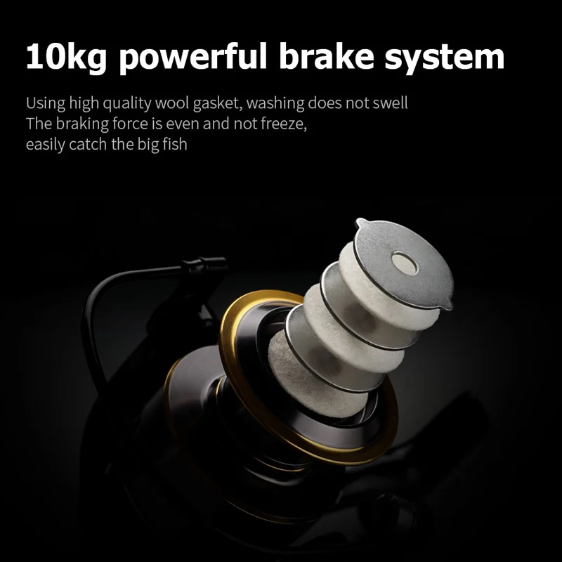 

Fishing Spinning Reel Metal Spool Bearings Carp Fishing Reel Metal Line Cup Sea Tackle Fishing Line Casting Rods Sea Rods Reels