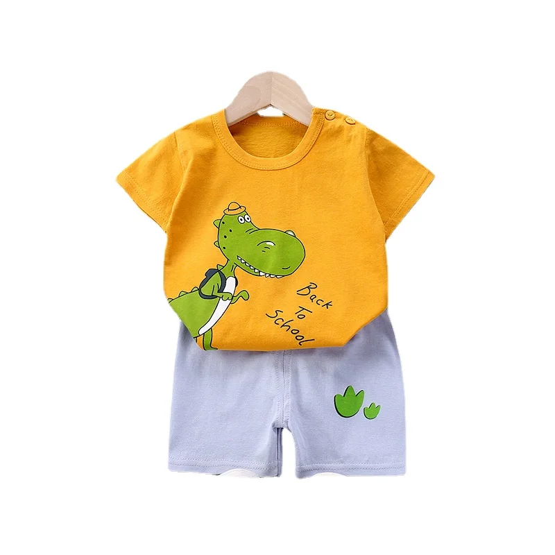 

Baby Girls Summer Casual Clothing Sets Newborn Short Sleeve T-shirt + Shorts Tracksuits for Bebe Girl Infant Jogging Suit