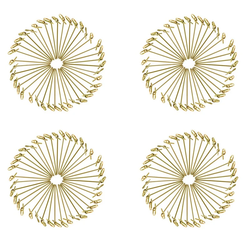 

New Cocktail Sticks 1200 Pcs Food Japaneses Style Bamboo Knotted Skewers Bamboo Toothpicks With Twisted Ends Party Supplies