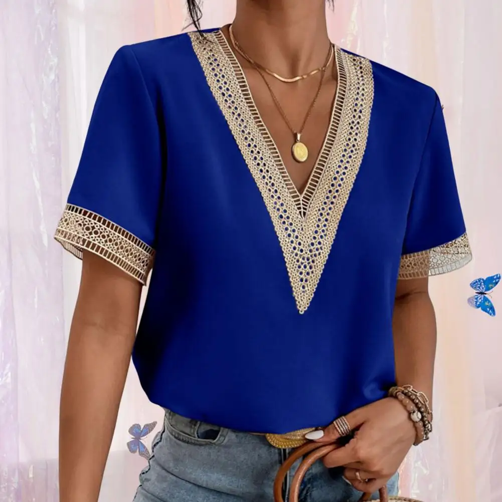 

Топ женский дышащий, модная футболка в стиле пэчворк, подходящий цвет, брюки, на лето