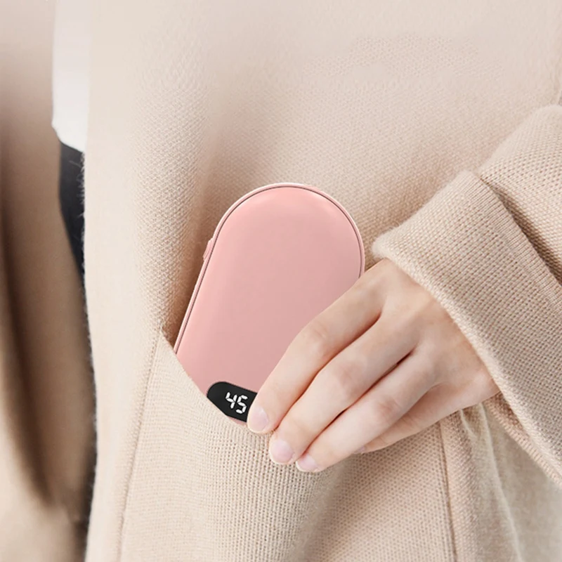 Грелки для рук перезаряжаемые 10000 мАч внешний аккумулятор портативная карманная