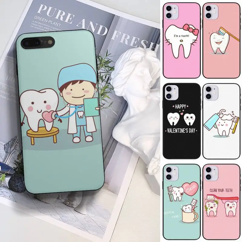 

Dentist tooth Phone Case fundas shell cover for HUAWEI P10 P20 P30 P40 mate 30 40 lite Pro