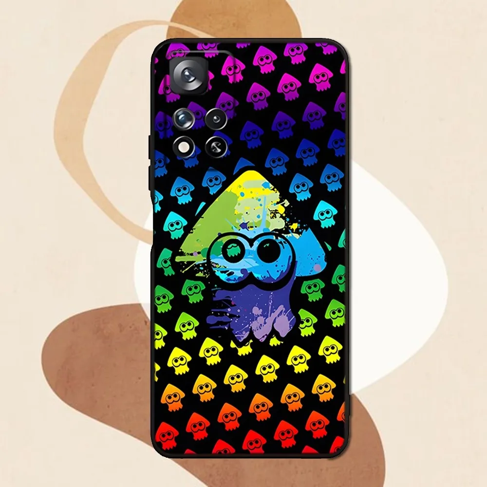 Чехол для телефона S-SplatoonS Game Samsung Galaxy A73 A91 A53 A52 A32 A13 A21 A34 A71 A31 A22 A20 черный чехол