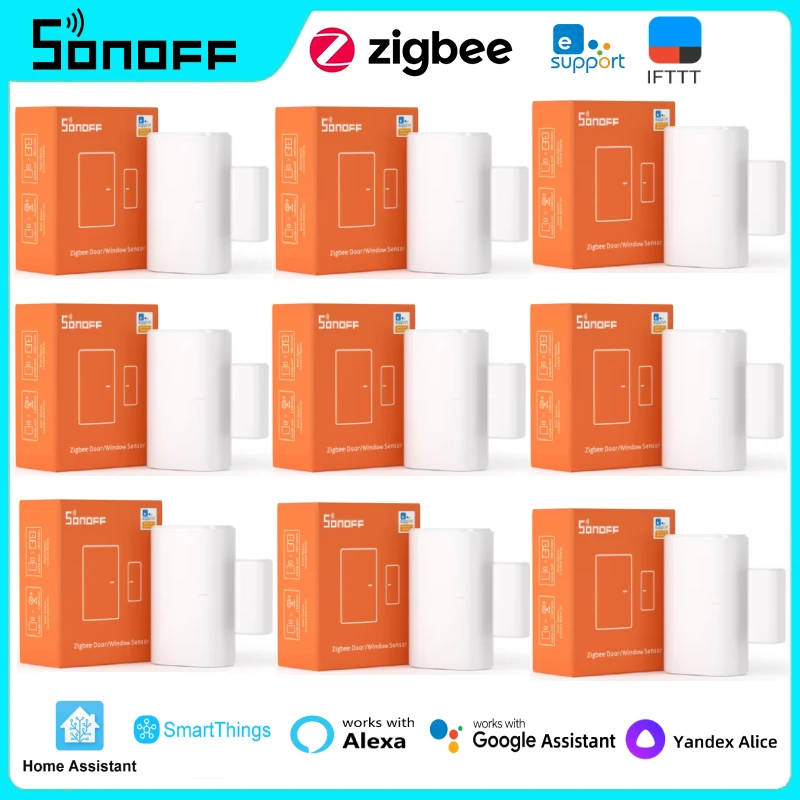 SONOFF SNZB-04P Zigbee Датчик двери окна локальная умная сцена связь оповещение о