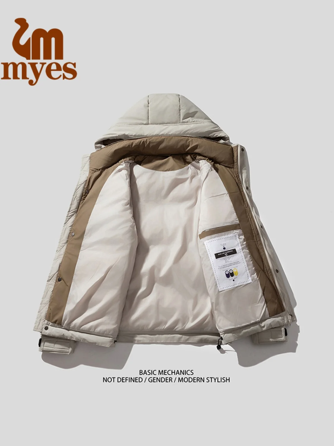 Myes90 утолщенный пуховик на утином пуху мужская зима 2024 новая теплая куртка
