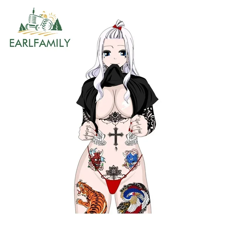 

EARLFAMILY Himiko Toga Fanart несколько людей индивидуальная наклейка на автомобиль сексуальная хентай татуировка наклейка аниме виниловый бампер графика