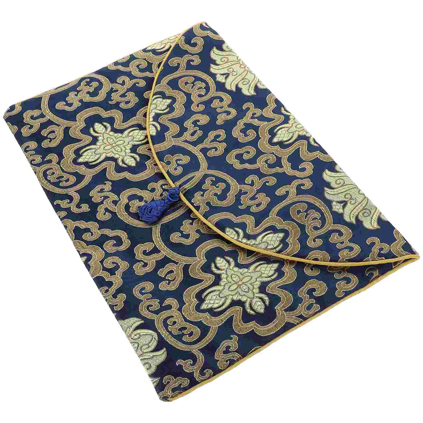 

Scriptures Pouch Brocade Bag Jewelry Pouch Delicate Small Gift Storage Pouch