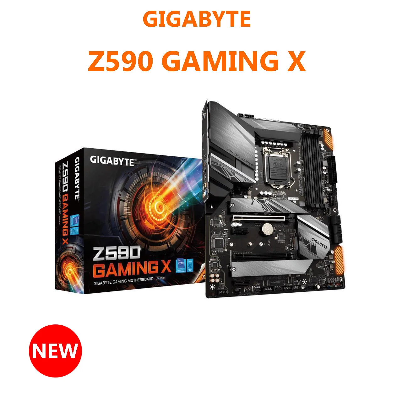

Gigabyte Z590 GAMING X Intel Z590 Express LGA 1200 ATX Dual Channel DDR4-SDRAM Desktop Motherboard for Gaming