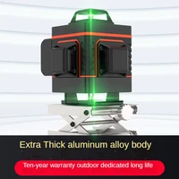 4d laser level 12 line strong light engineering model 16 line infrared dual purpose wall mounted level