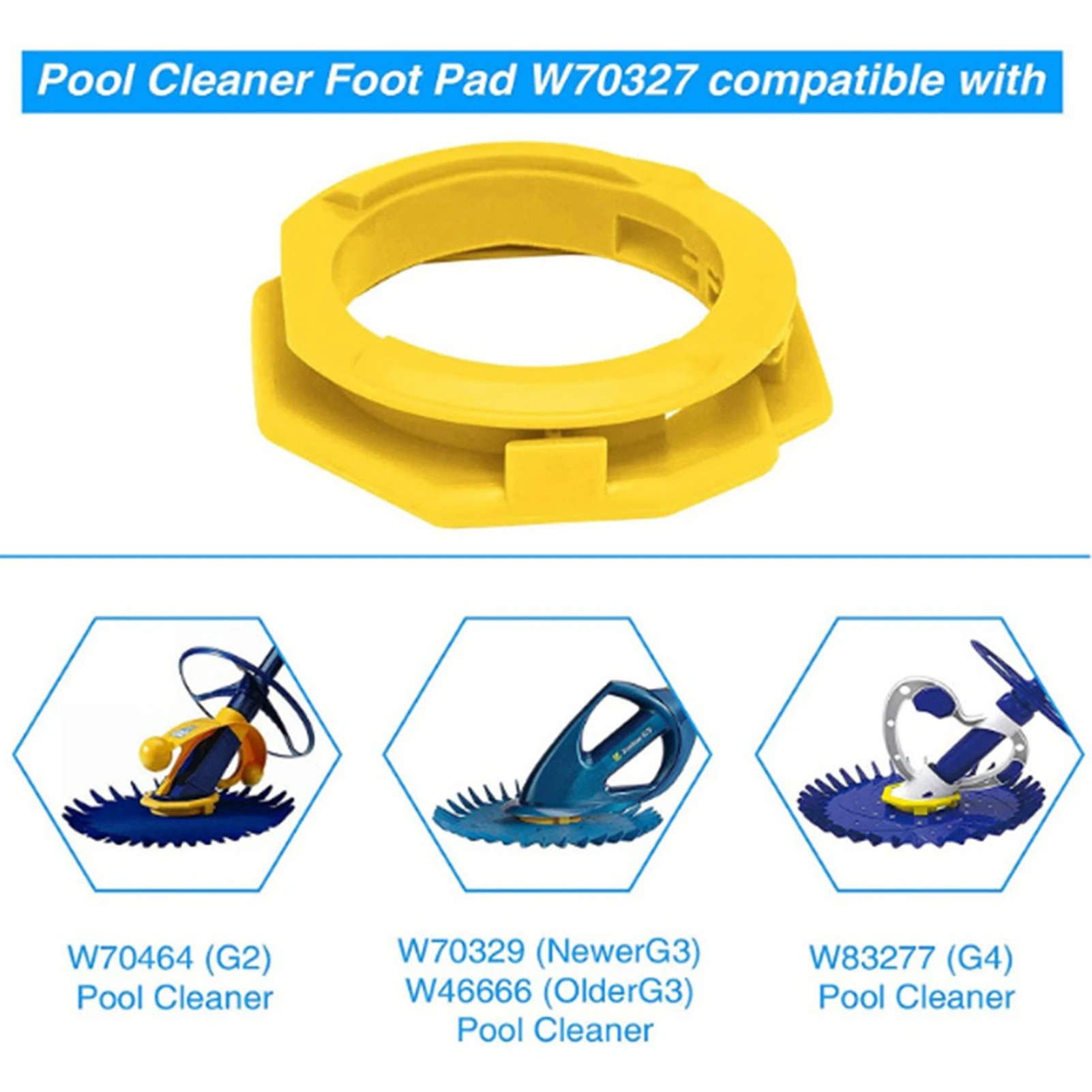 

Pool Cleaning Parts W70327 Footpad For Zodiac Barracuda G2 G3 G4 Pool Cleaner Cleaning Replacement Part Highly Matched